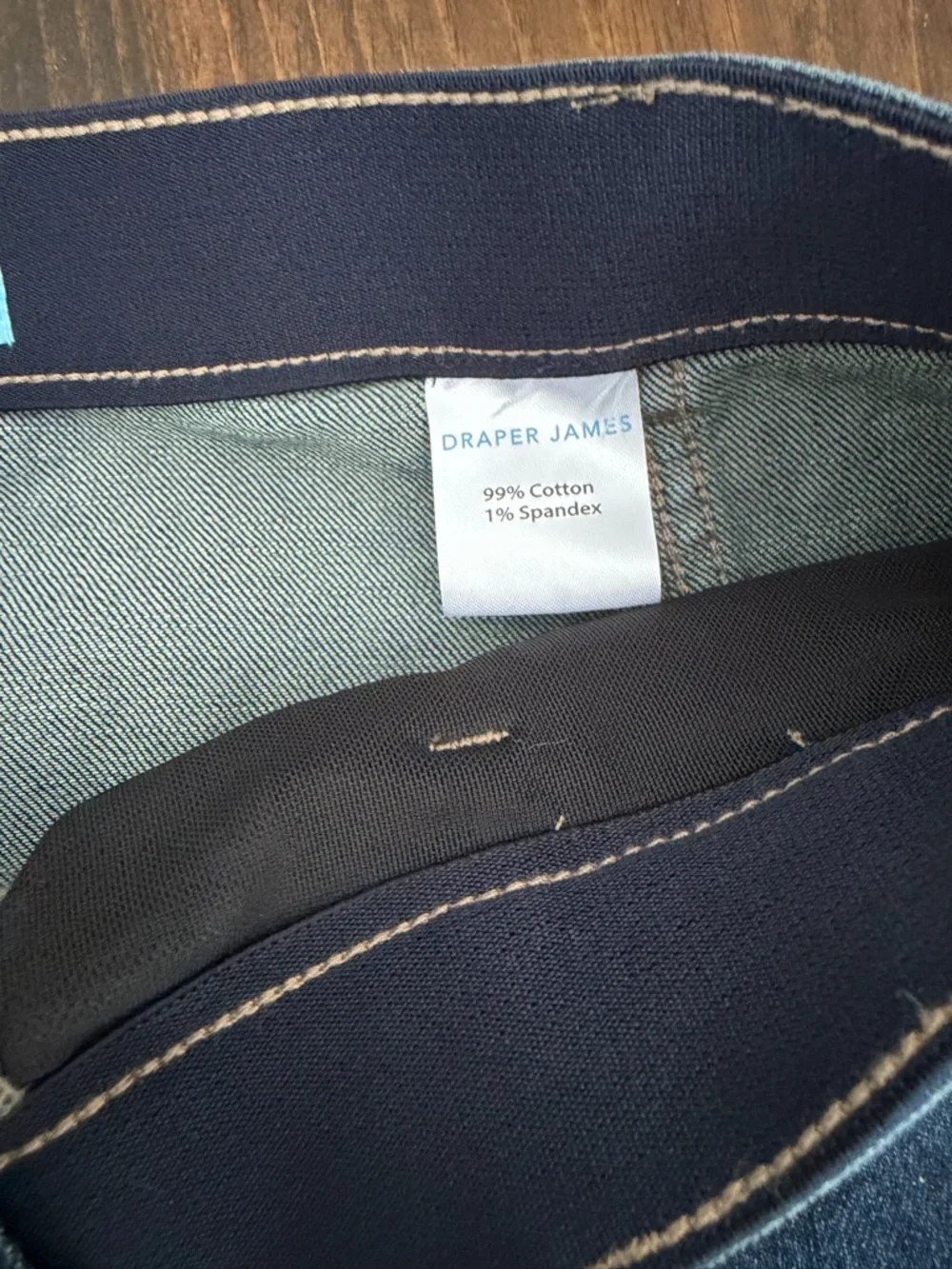 Draper James Denim Midi Skirt A-Line - Picture 4 of 5